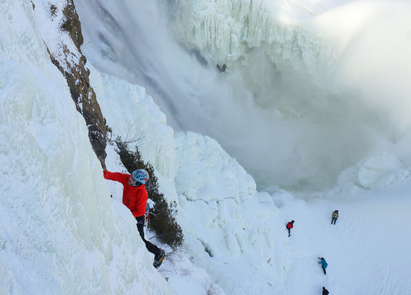 Illustration for article titled Climbing Quebec’s Frozen Waterfalls